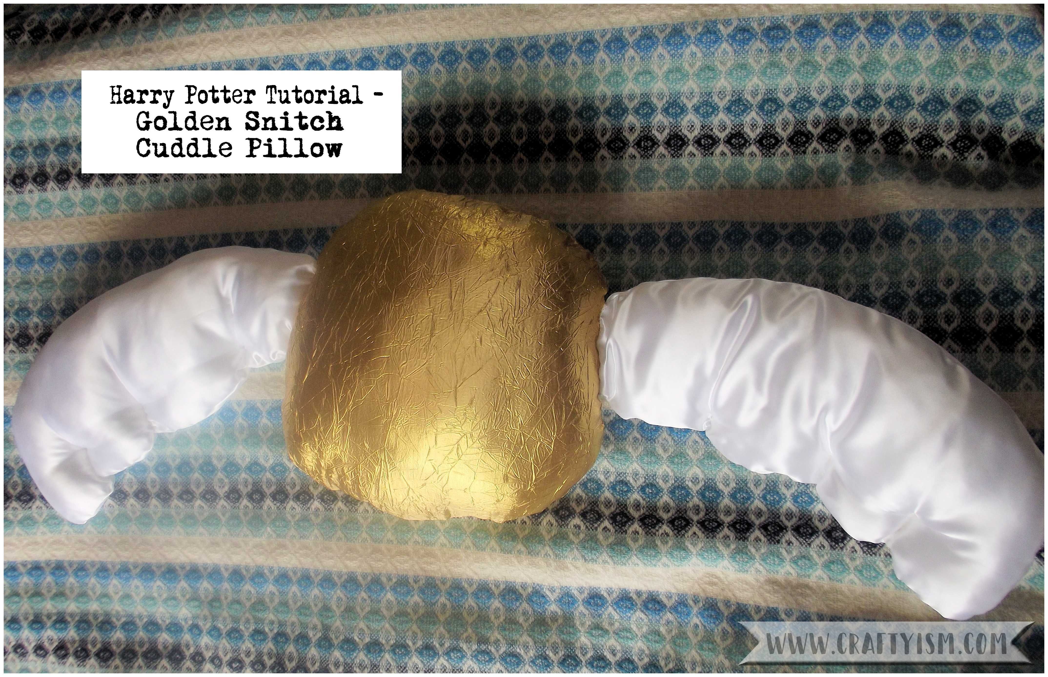 Golden Snitch Cuddle Pillow