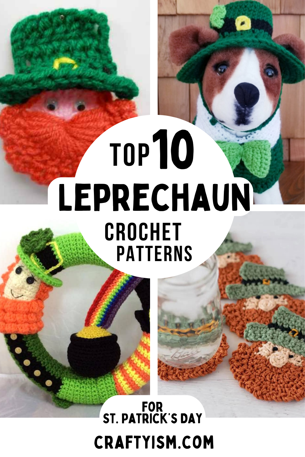 10 Leprechaun Crochet Patterns for St. Patricks Day